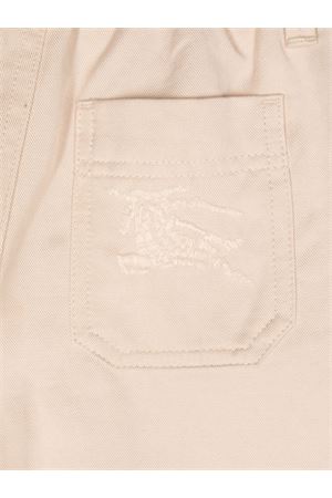 pantalone in cotone beige BURBERRY KIDS | 8095676A2015